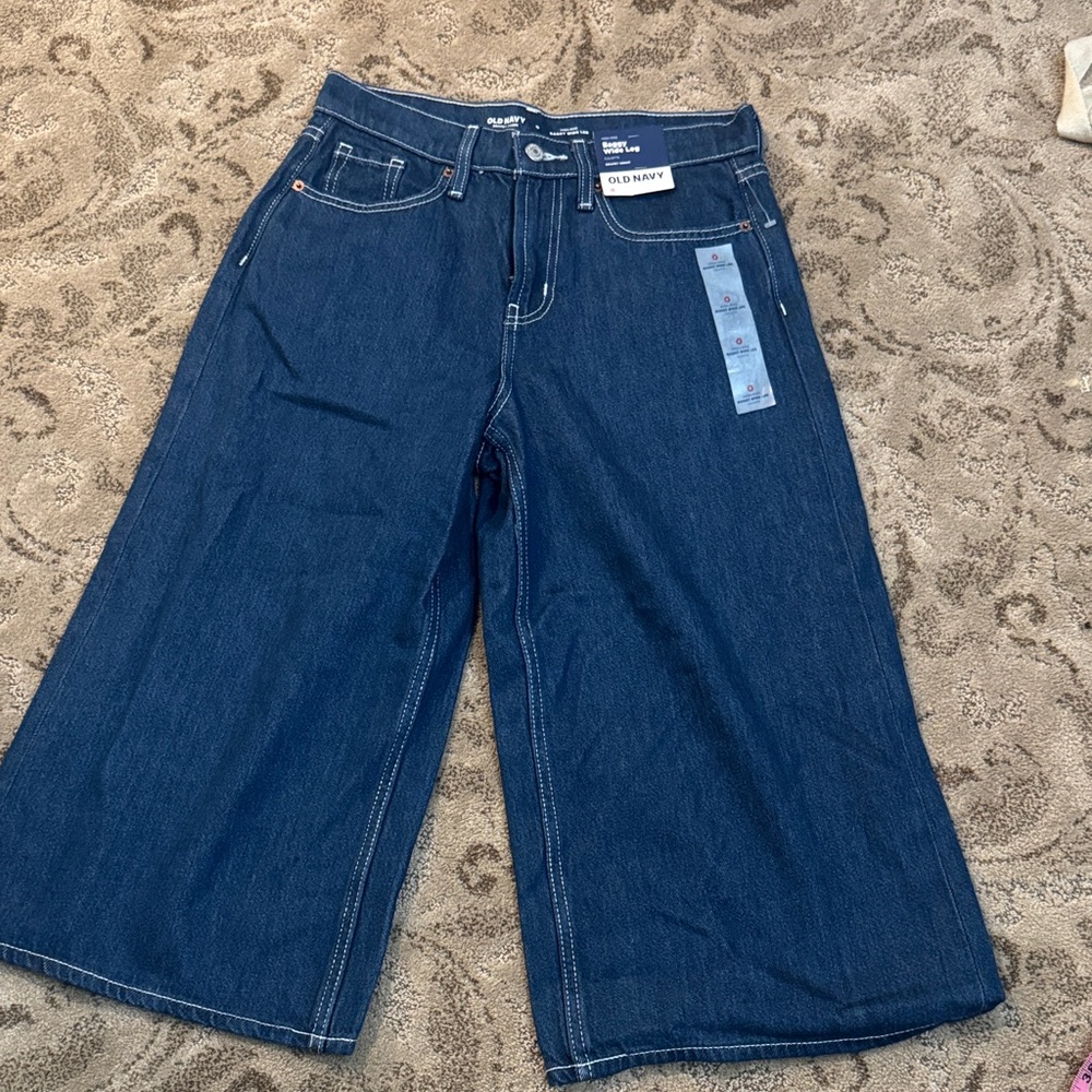 Old Navy Women's Dark Blue Flare Jeans